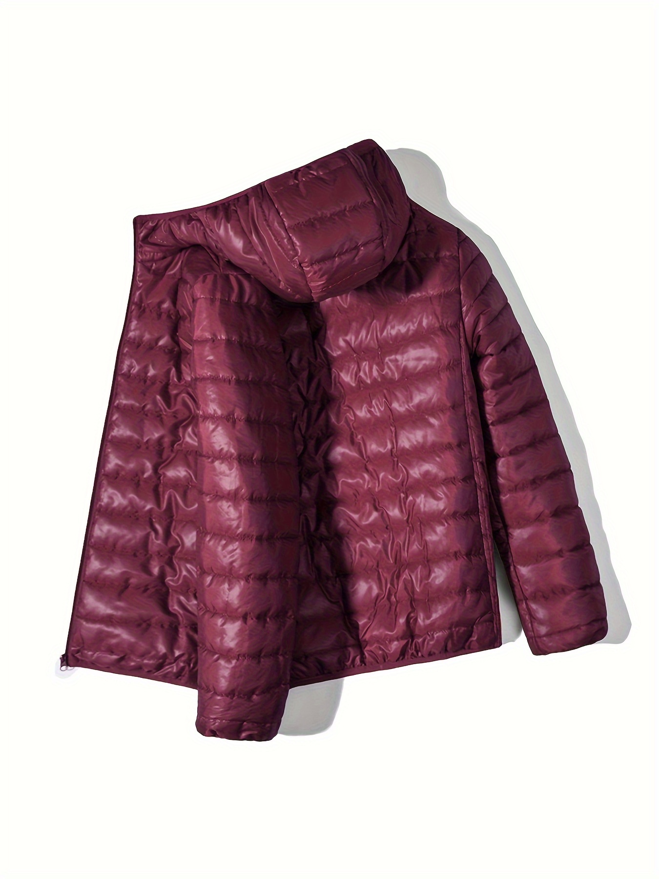 mens all match warm quilted jacket for fall winter hooded winter coat details 2