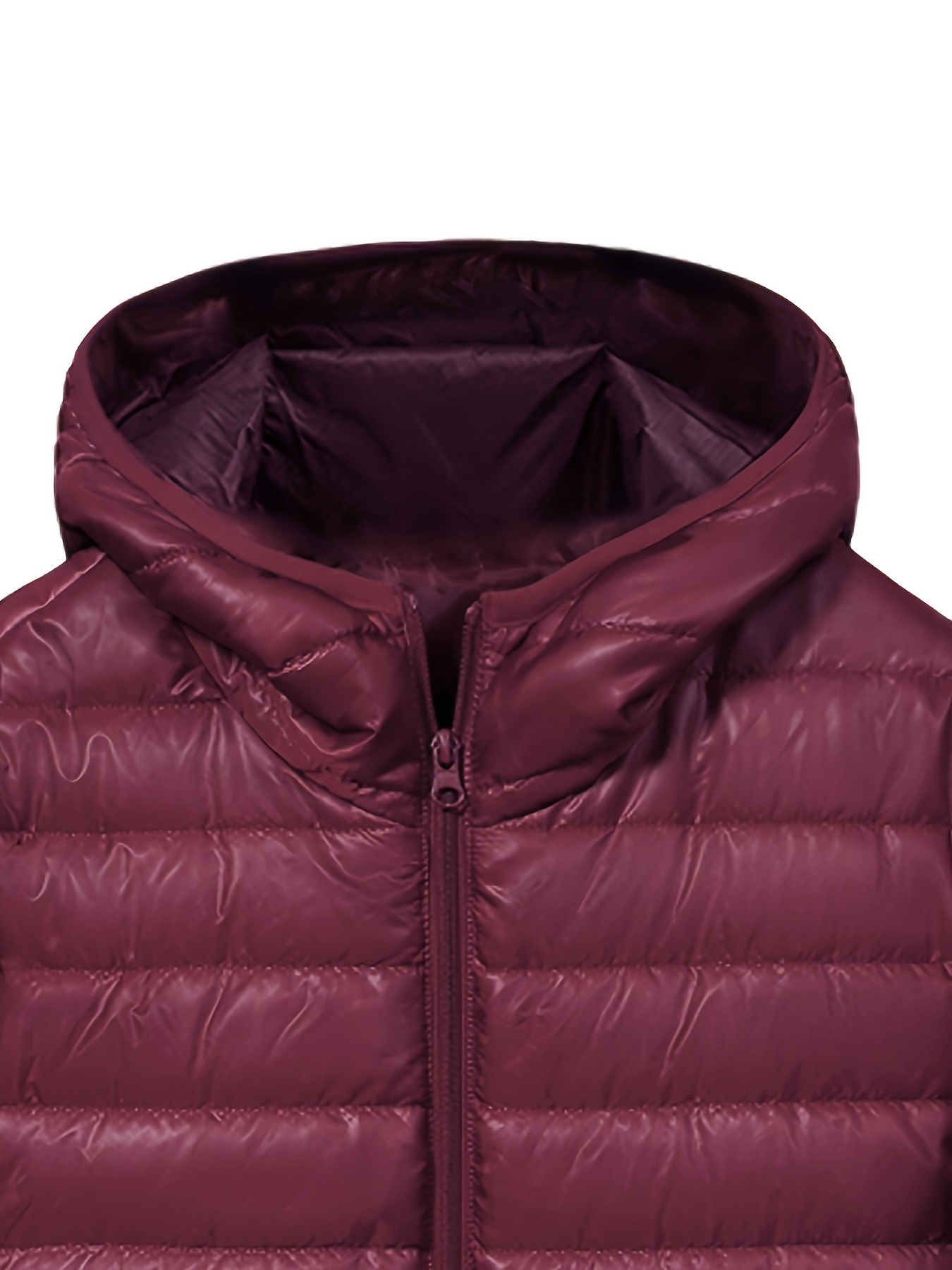 mens all match warm quilted jacket for fall winter hooded winter coat details 3