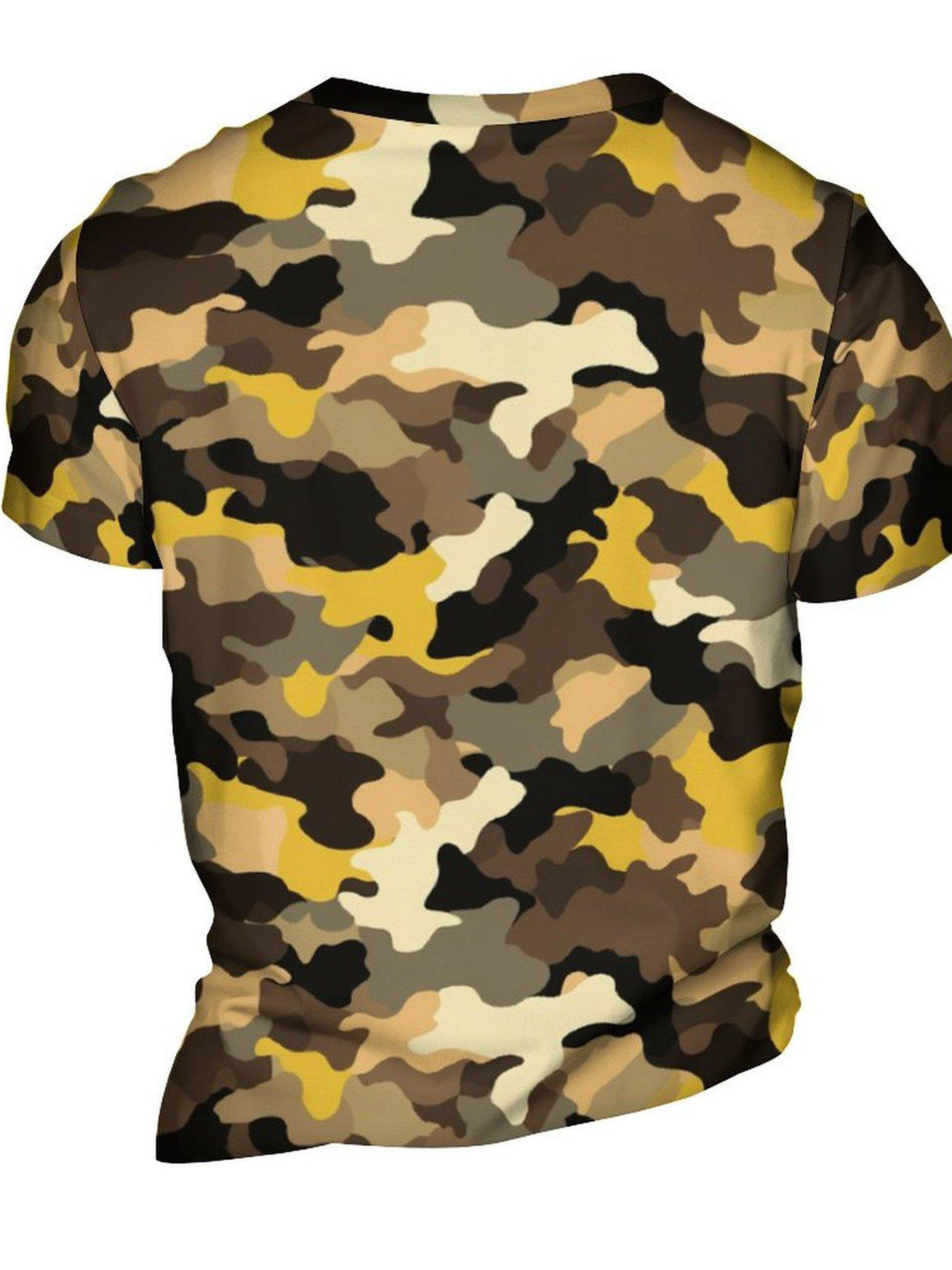 creative camo 3d digital print mens summer short sleeve round neck sports t shirt mens clothing details 2