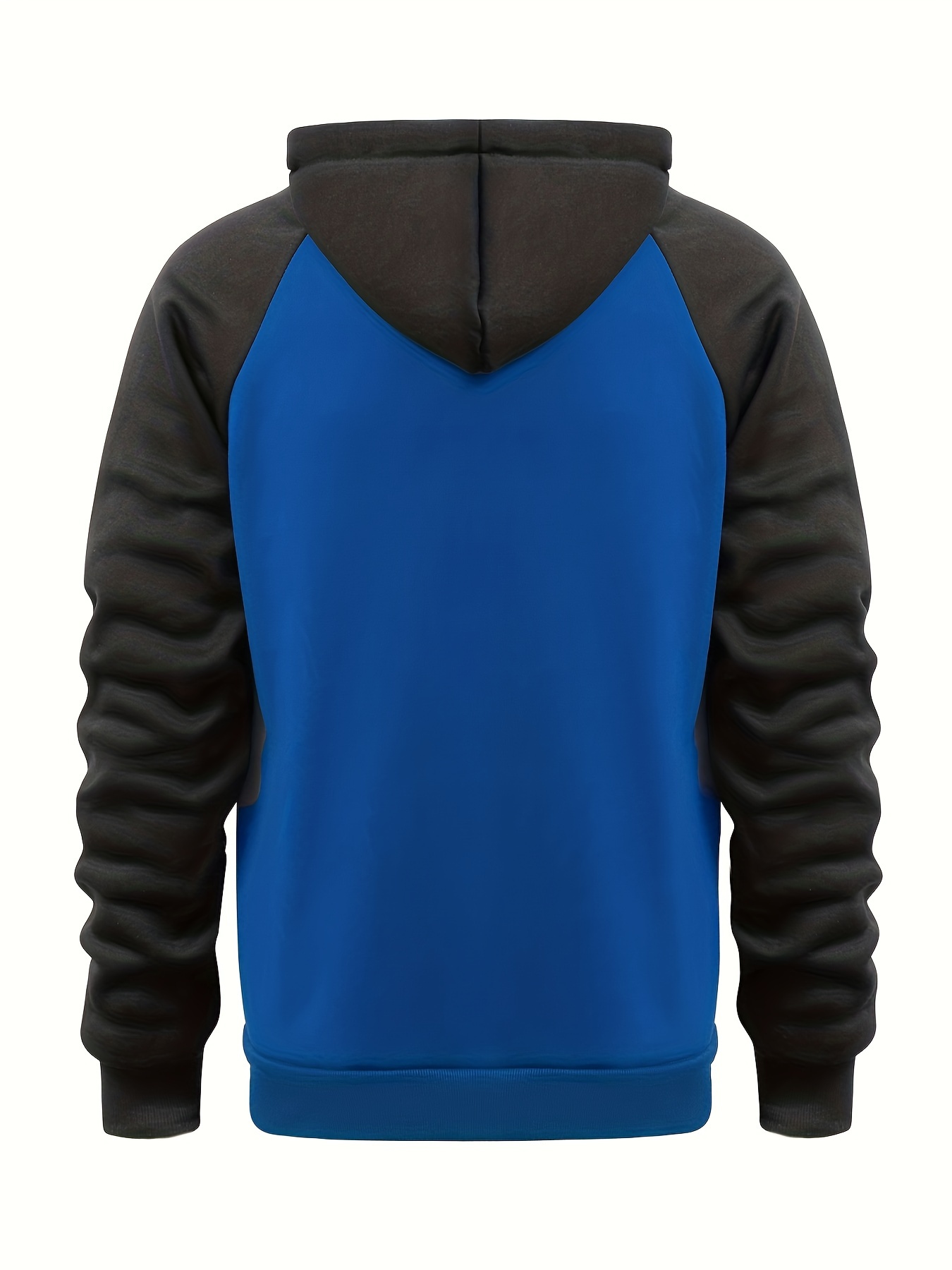 mens casual zip up hoodie color block hooded jacket for sports details 18