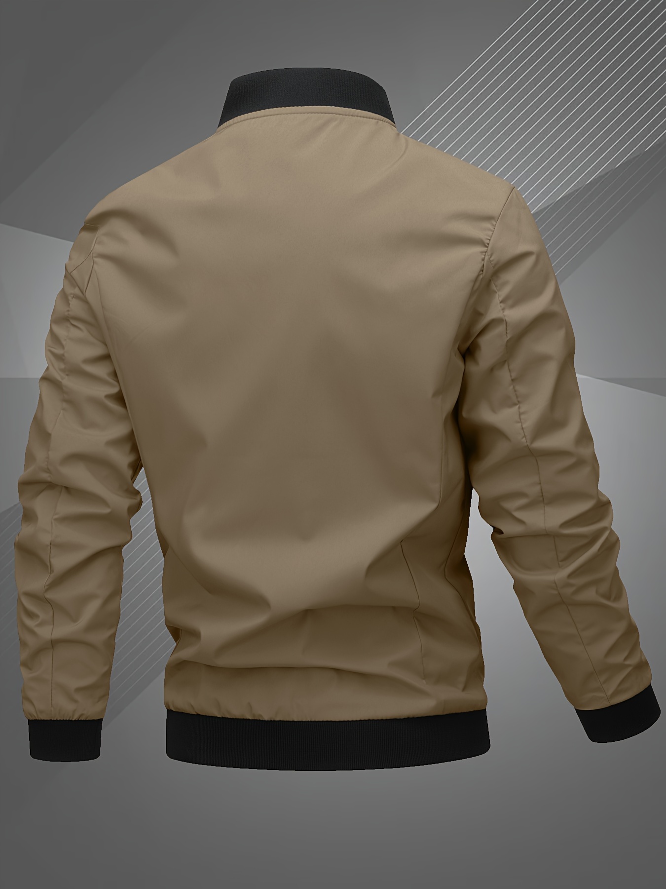 mens letter embroidered casual bomber jacket gifts best sellers details 19