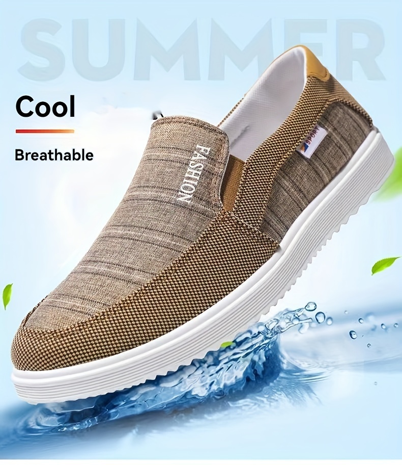 men s loafer shoes breathable non slip slip shoes men s details 0